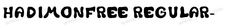 HadimonFREE Regular字体转换 HadimonFREE Regular字体转换